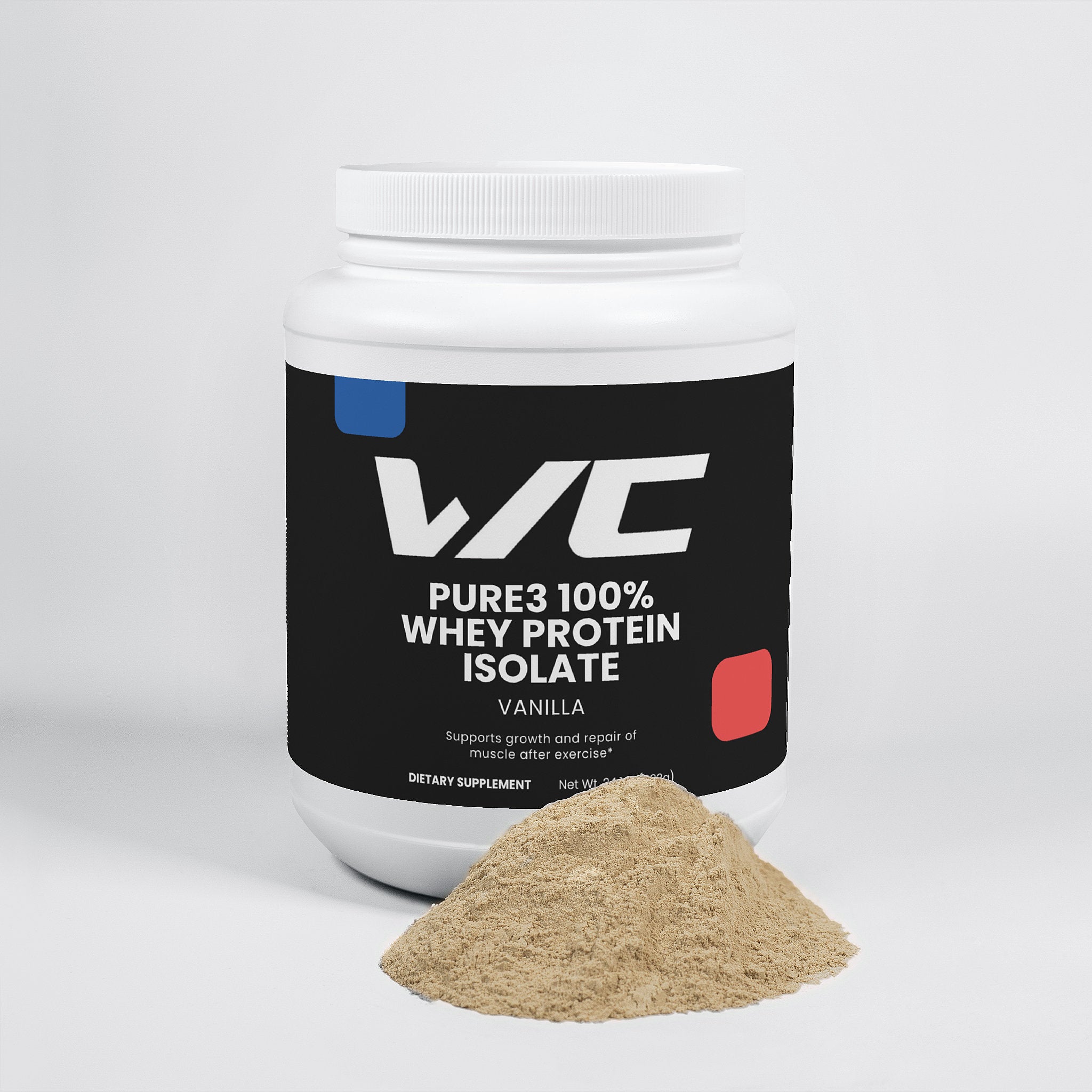Pure3 100% Whey Protein Isolate (Vanilla)