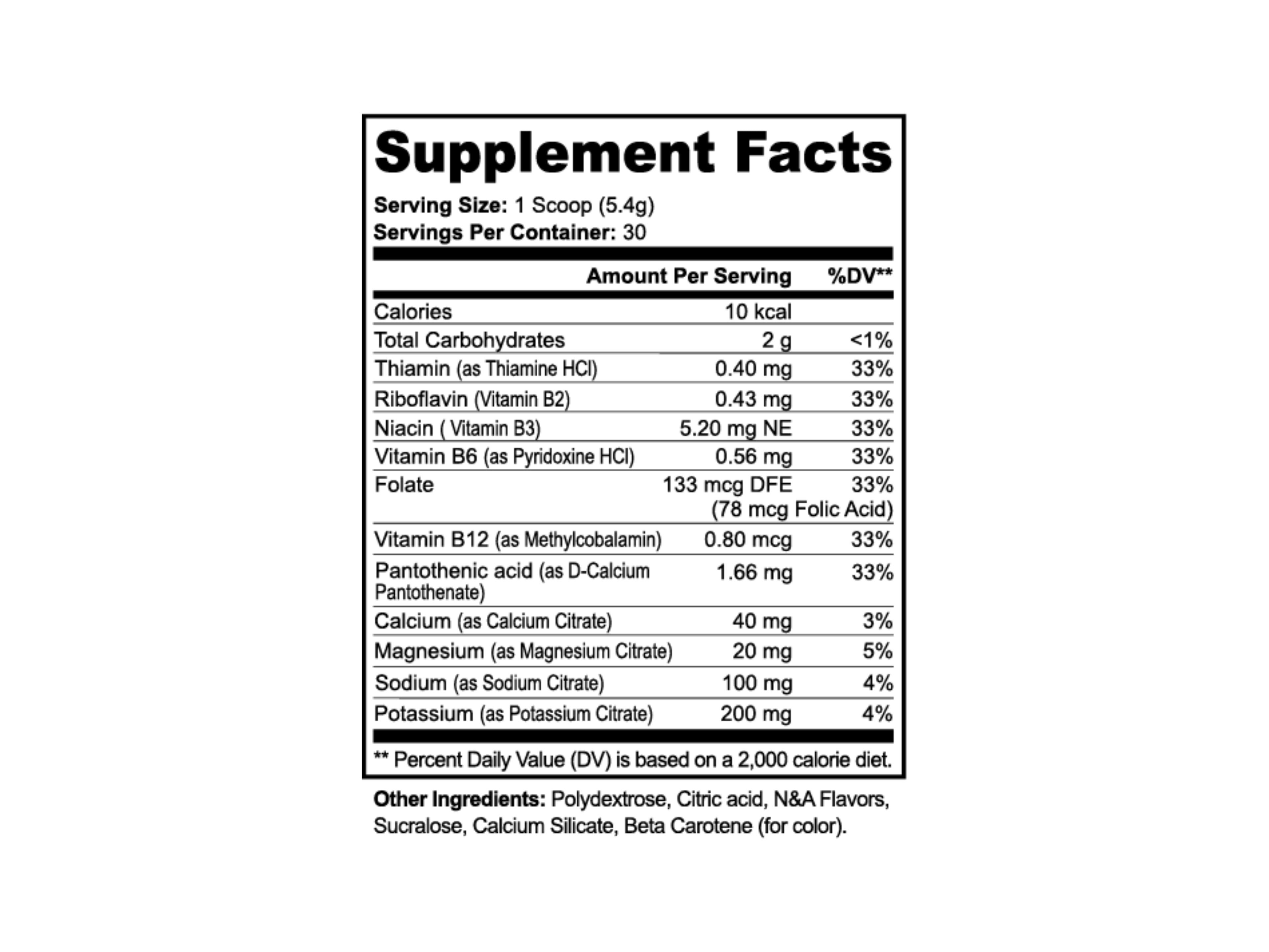 Hydration Powder (Peach Mango)