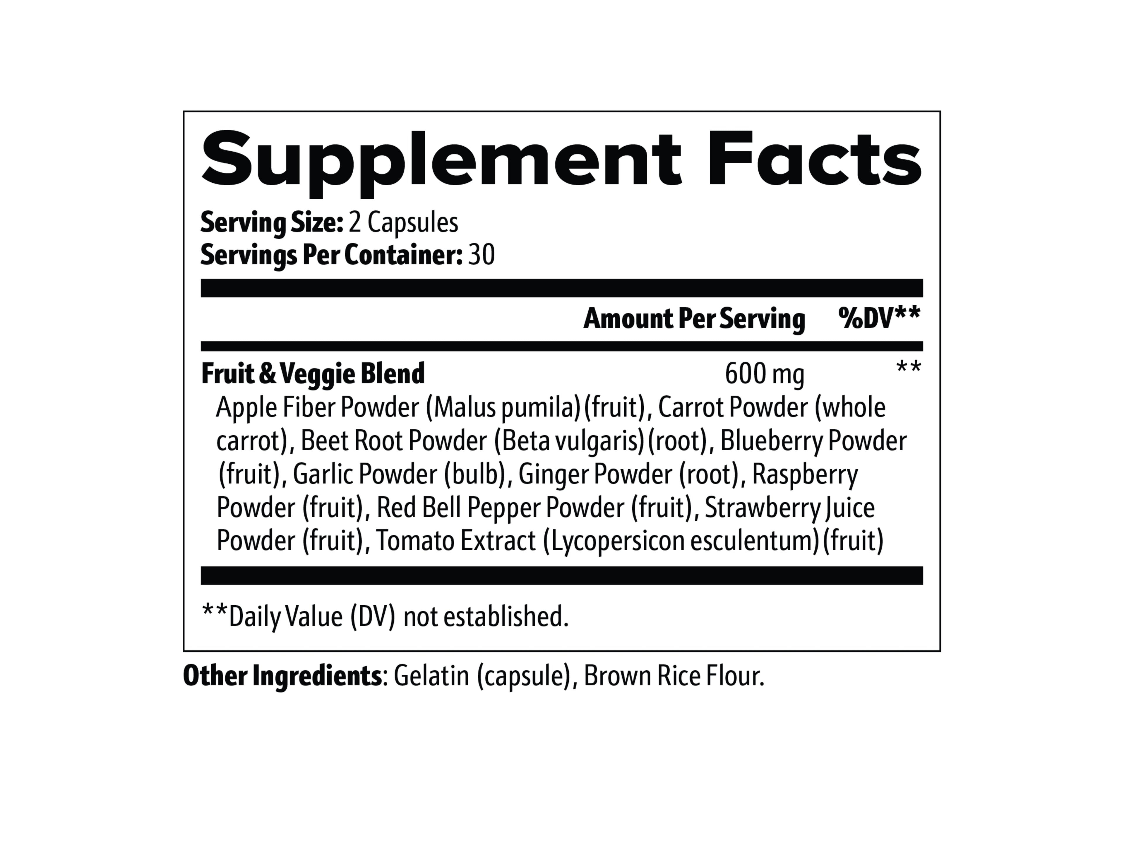 Fruits and Veggies