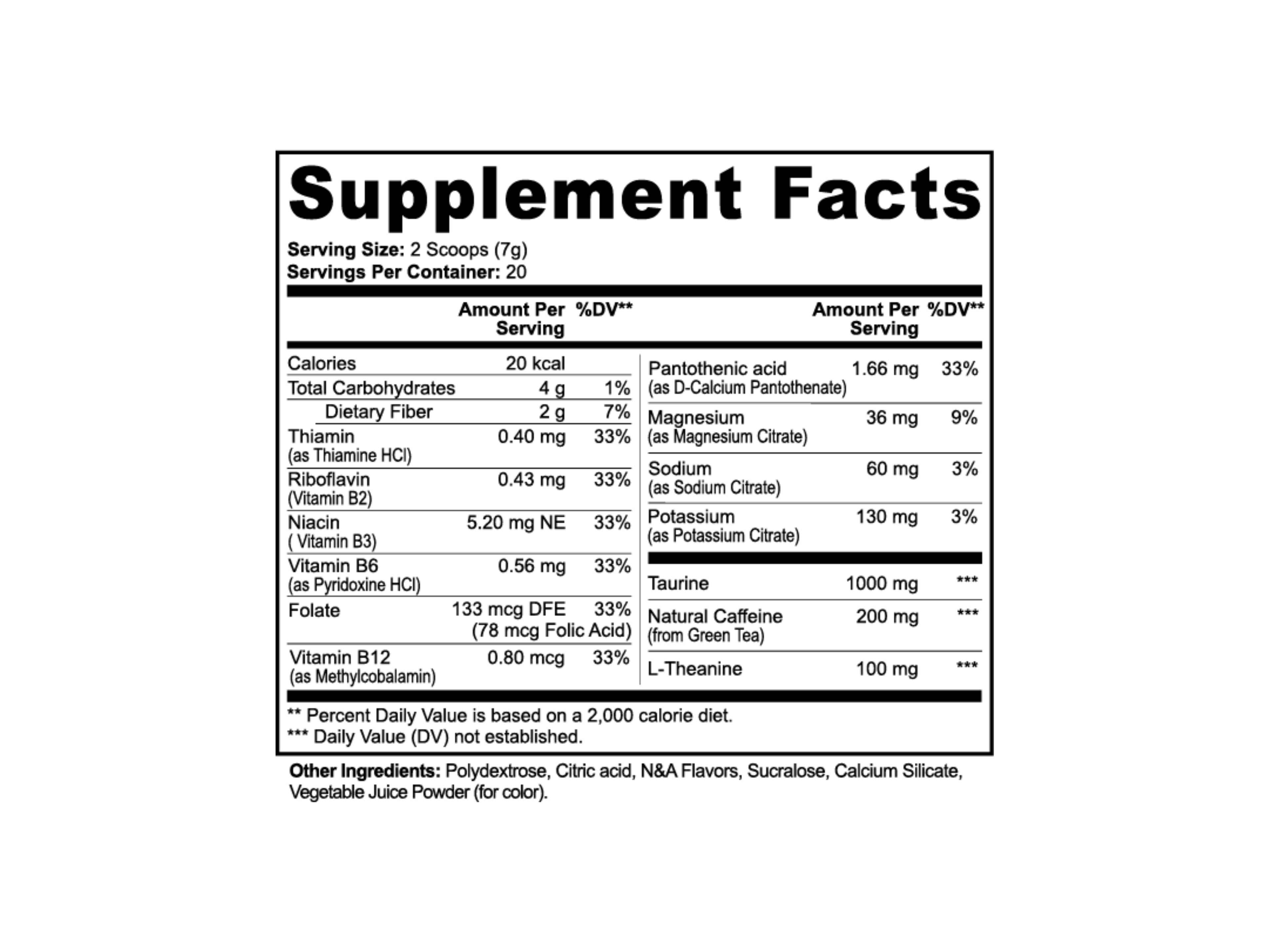 Energy Powder (Fruit Punch)
