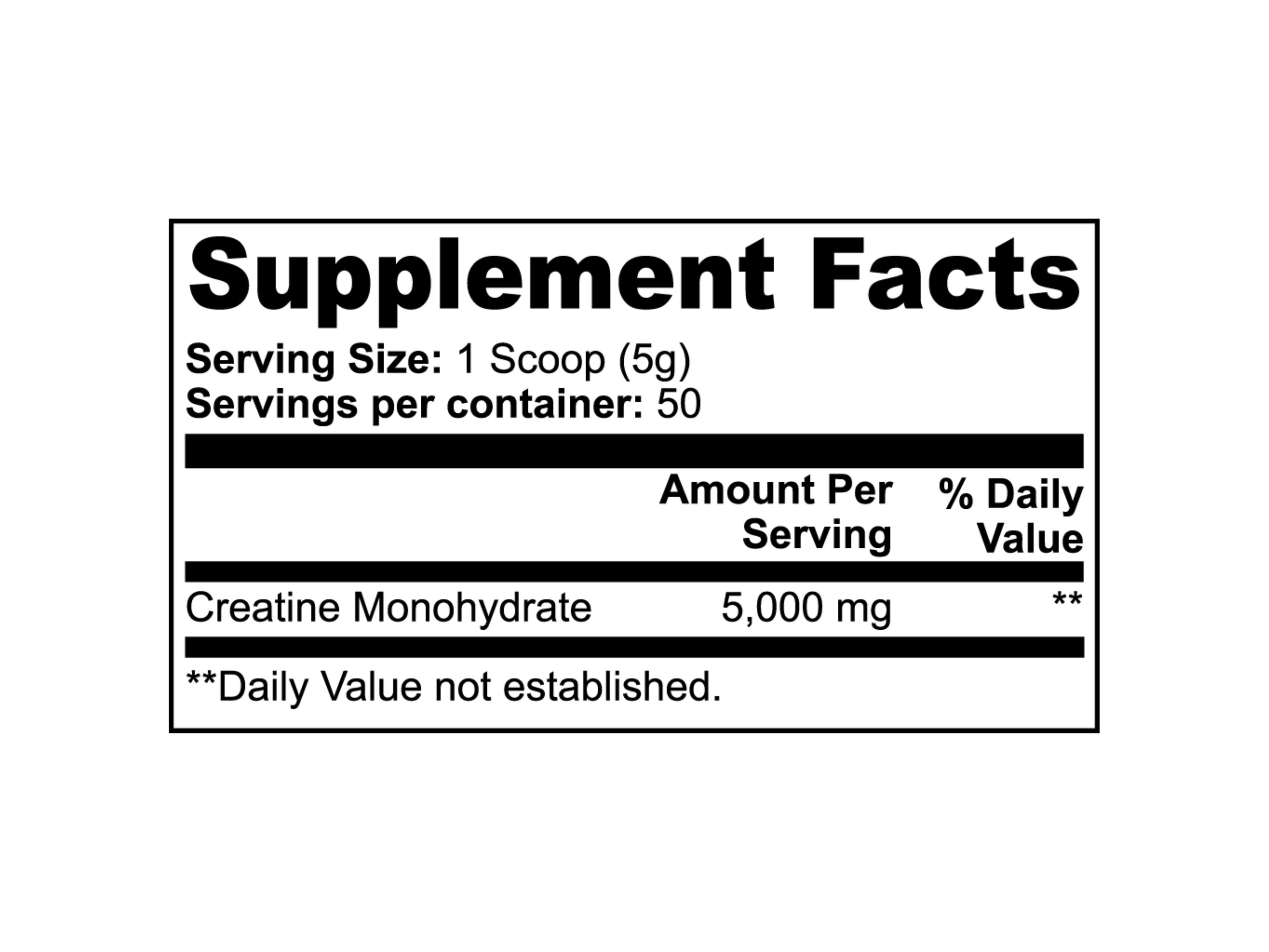 Creatine Monohydrate