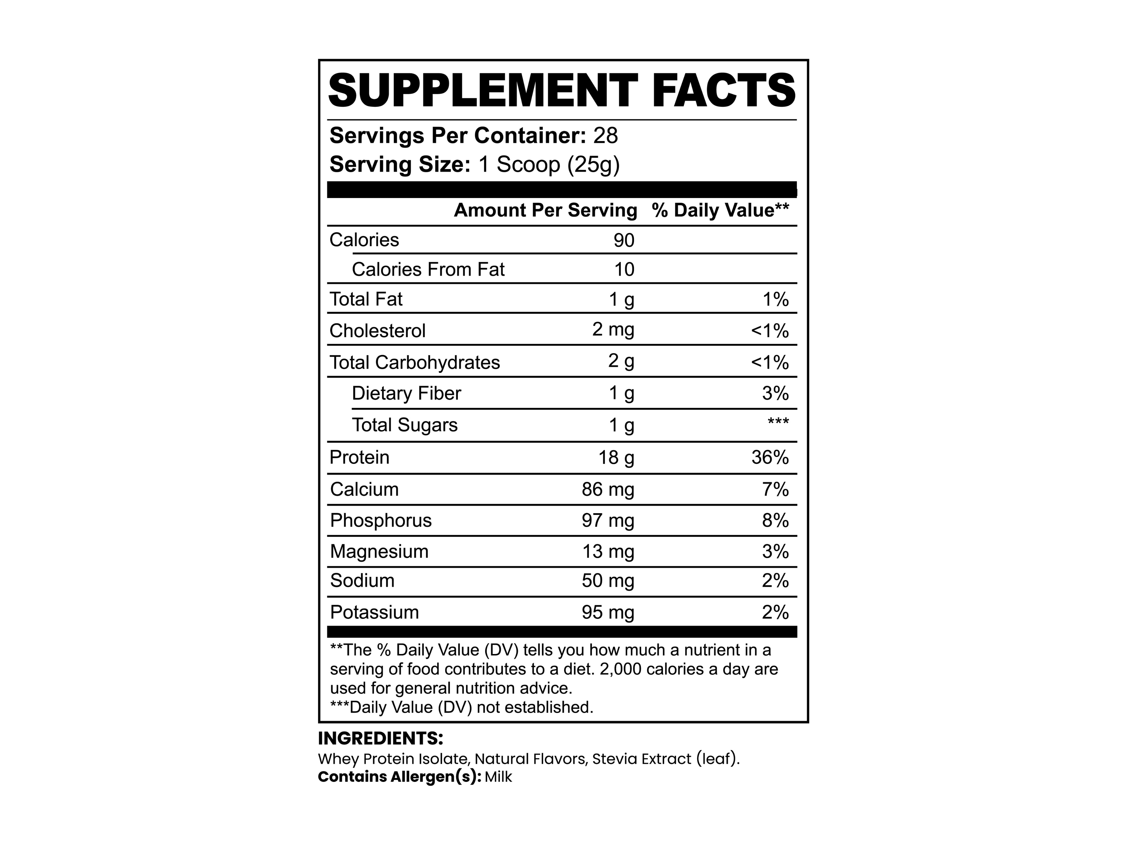 Pure3 100% Whey Protein Isolate (Chocolate)