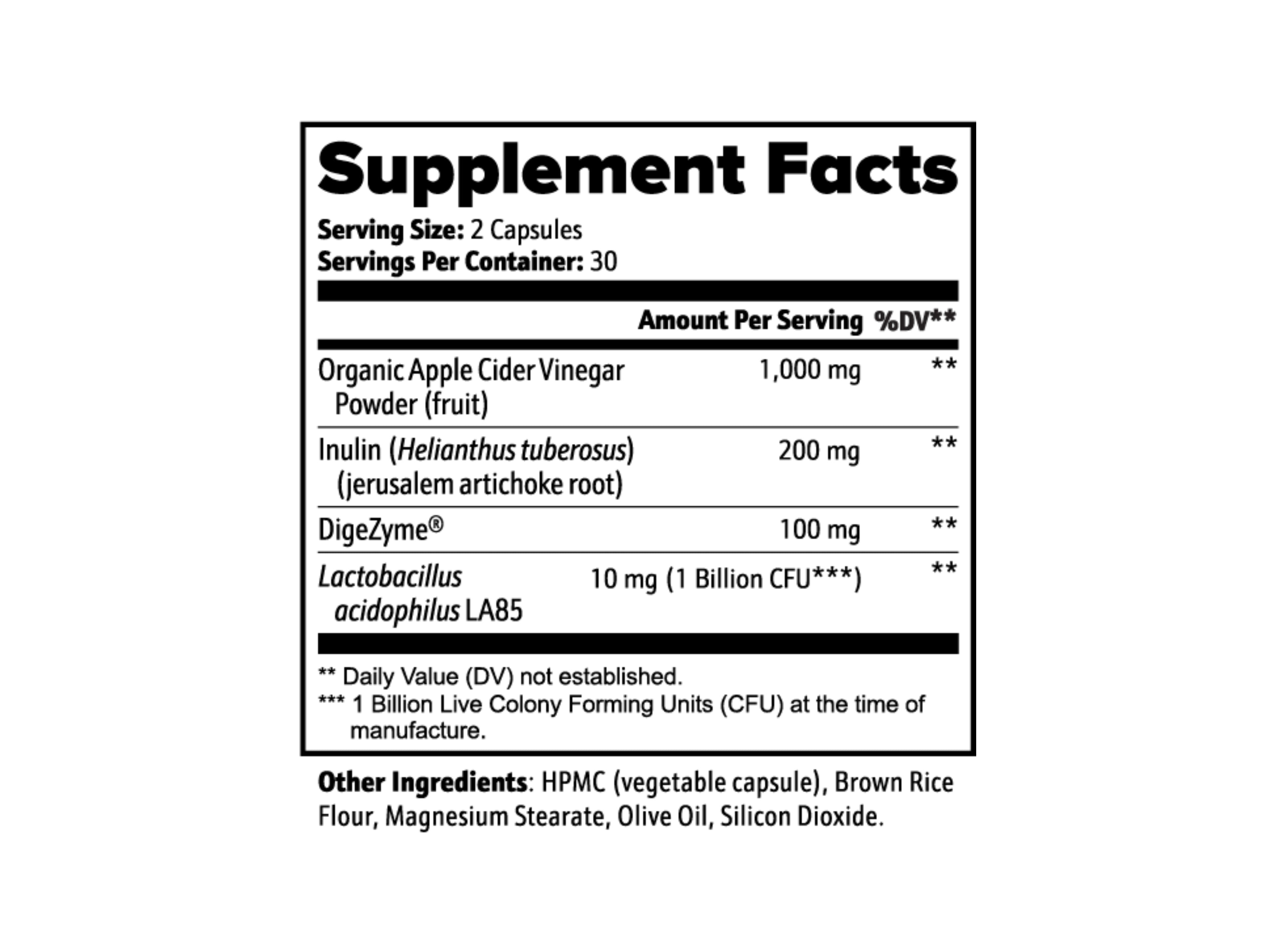 Apple Cider Vinegar Capsules